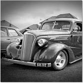 Classic Car Wall Art in Black & White